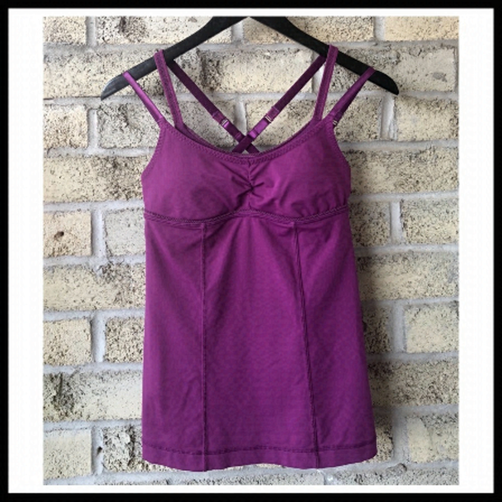 LULULEMON Warrior 1 Tank in Dewberry